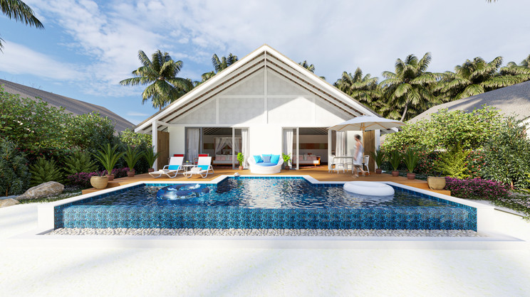 Two Bedroom Family Beach Villa