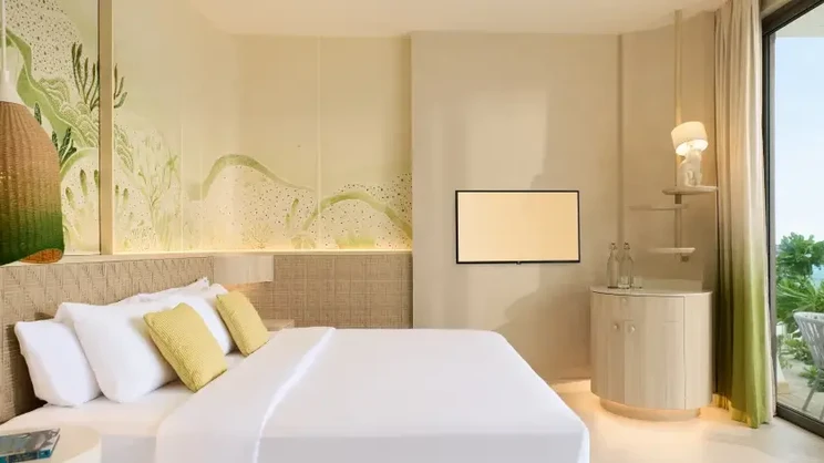 Beachfront Panoramic Room with open-air bath