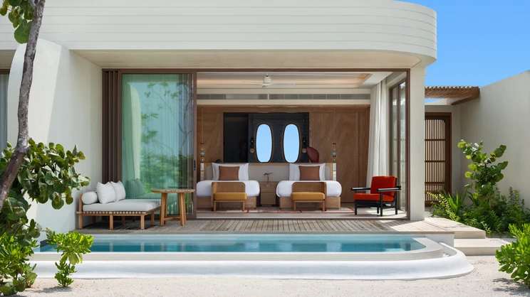 One-Bedroom Sunrise Beach Pool Villa