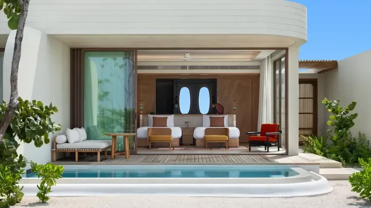 One-Bedroom Sunset Beach Pool Villa