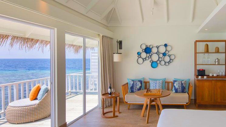 Family Overwater Villa With Kids Bedroom