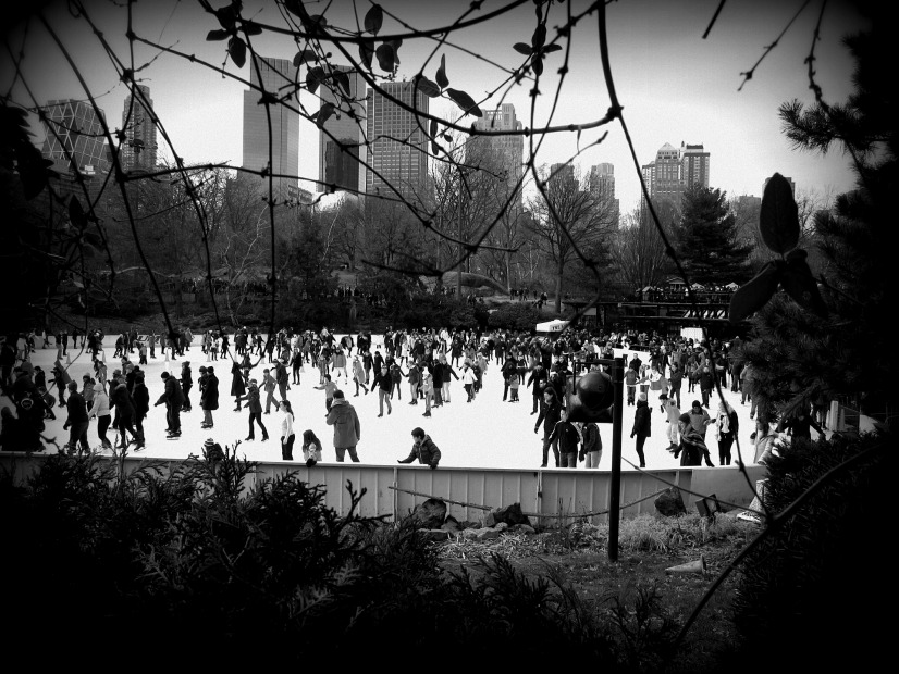 Skating in Central Park