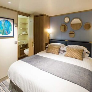 An inside cabin on a P&O ship