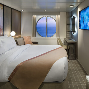An outside cabin on a Celebrity Cruises ship