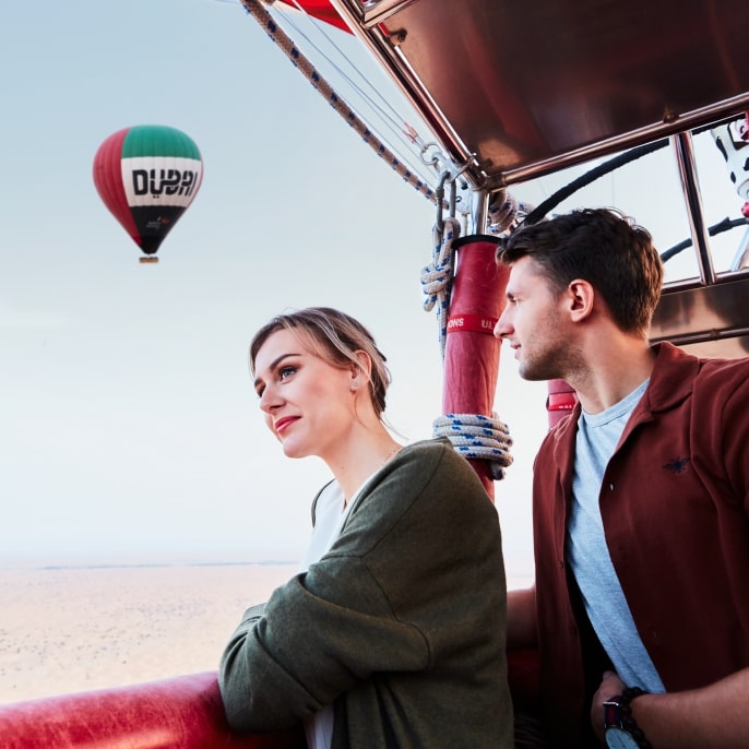 Dubai hot air balloons