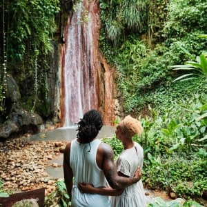 Couple in St Lucia