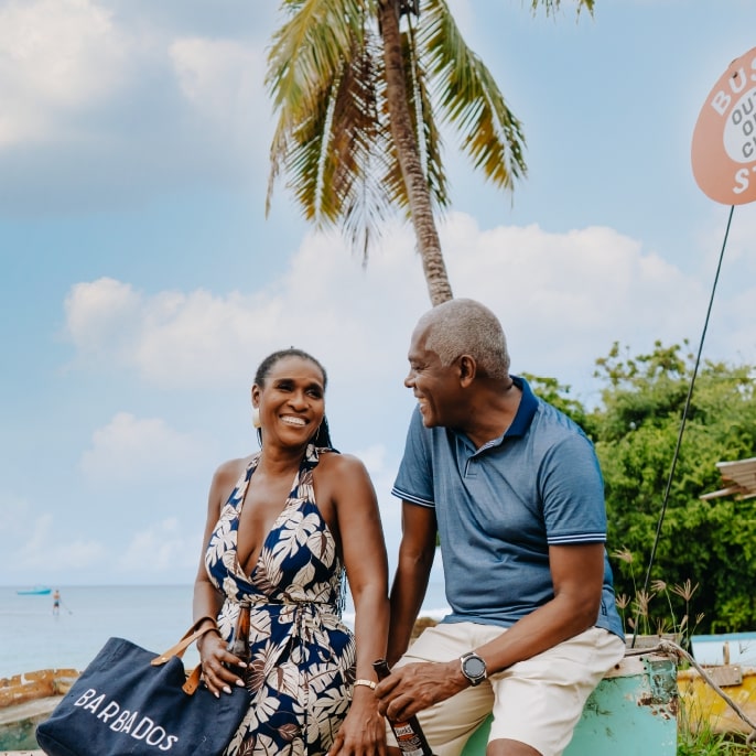 Couple in Barbados