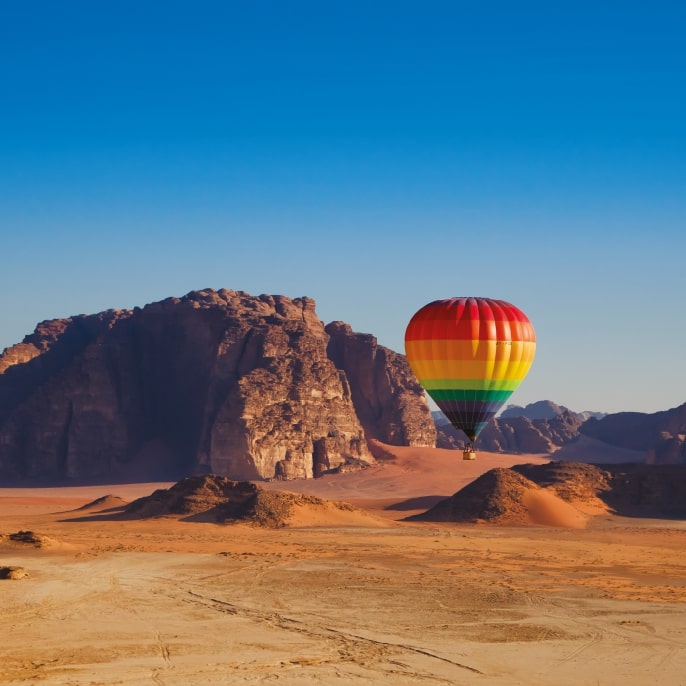 Hot air balloon tour Jordan