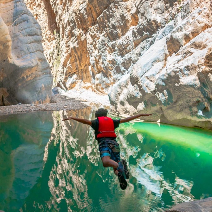 Oman Wadi pool
