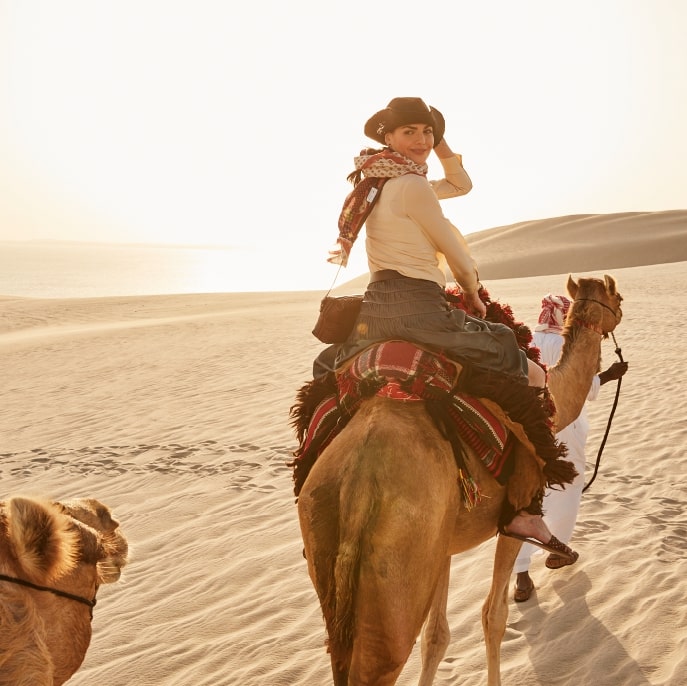 Camel rides, activities, Qatar holidays