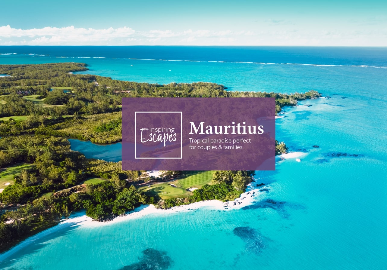 Mauritius birds eye view